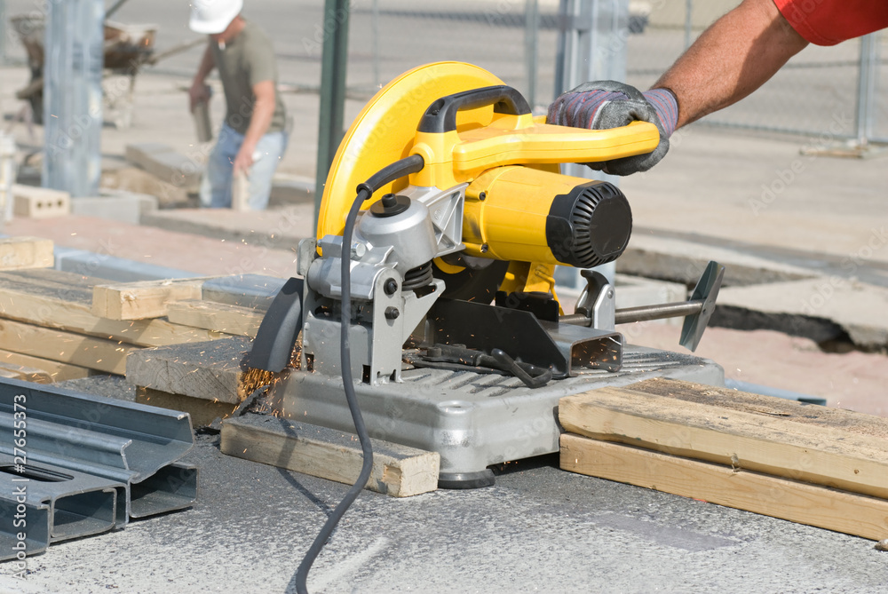 Sawing Metal Studs