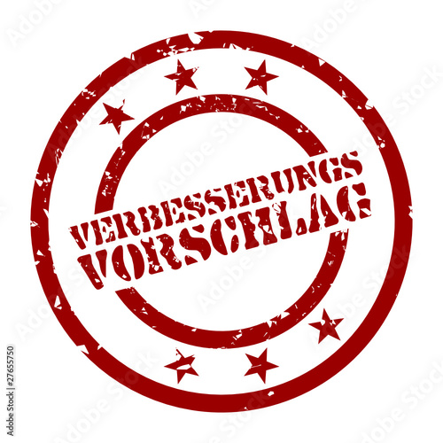 stempel verbesserungs-vorschlag I