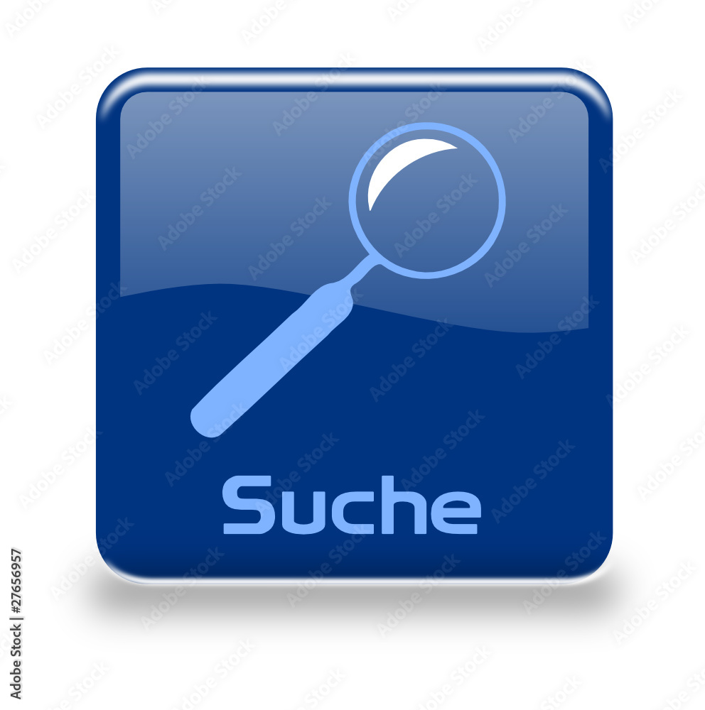 Button Suche blau