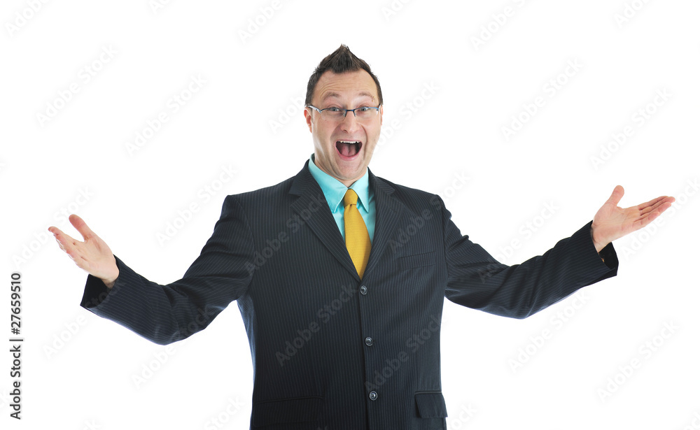 businessman isolated