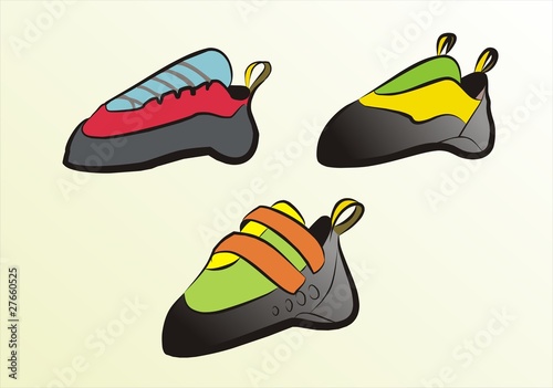 climbing shoes set