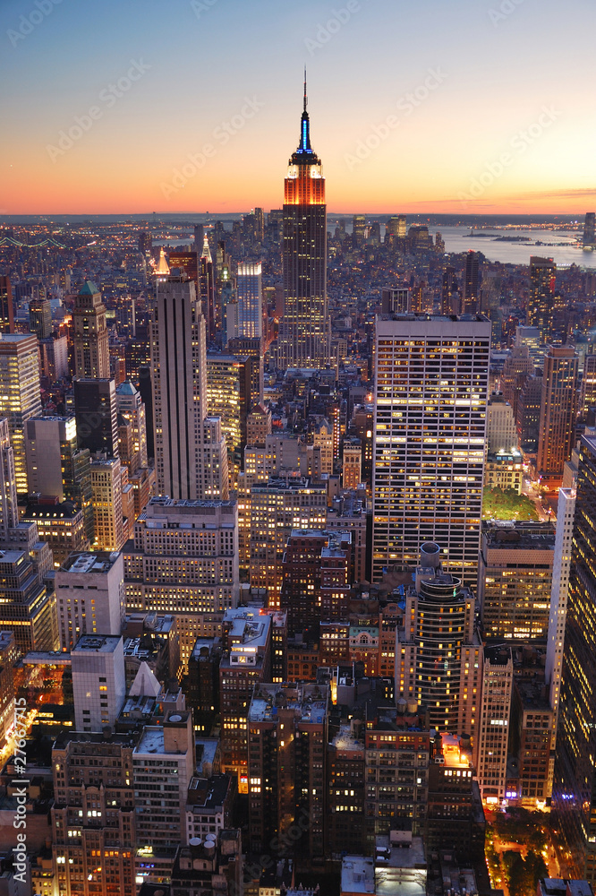 Naklejka premium New York City Empire State Building