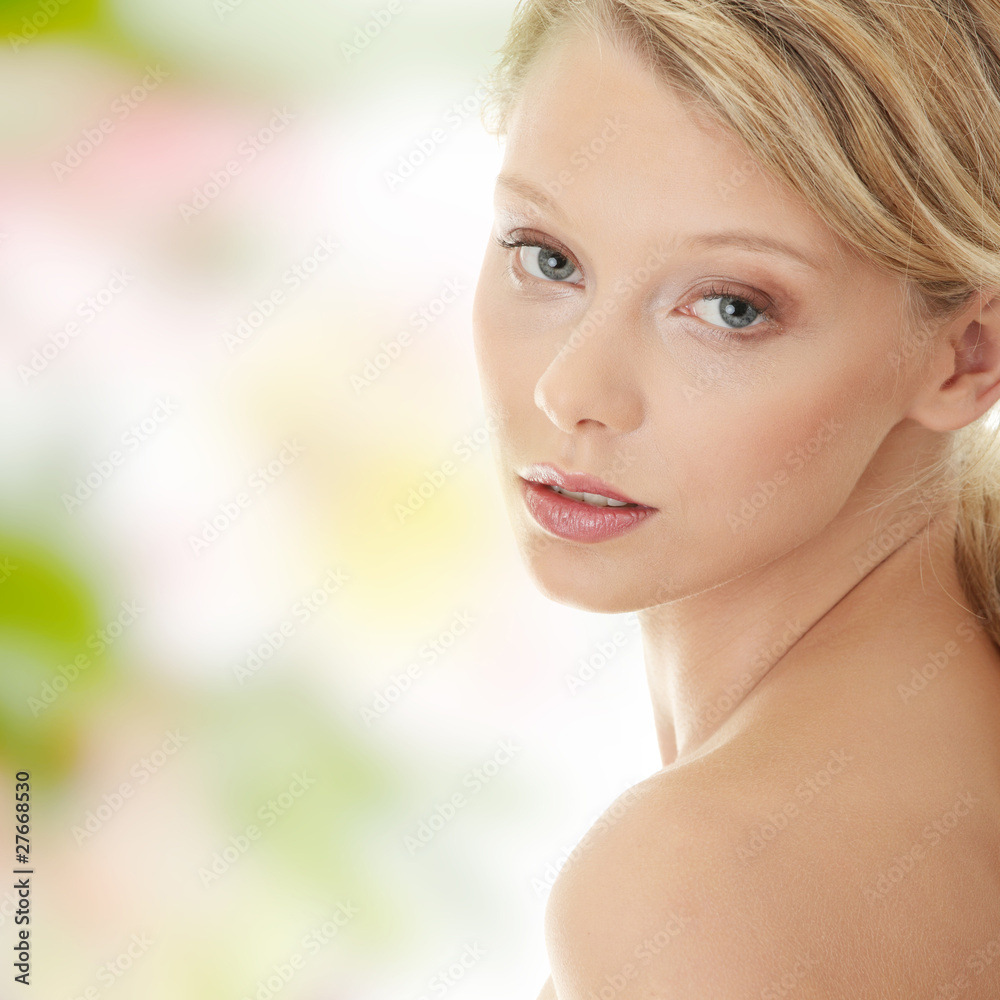 Beautiful young caucasian woman Beautiful young caucasian woman