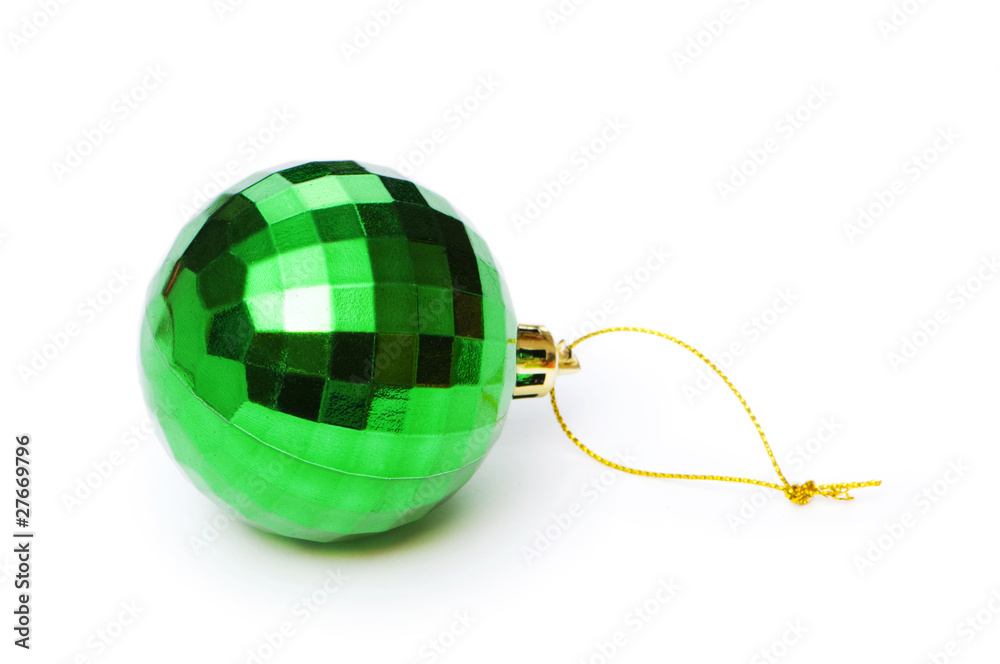 Christmas decoration isolated on the white background