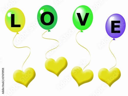 Cuori e palloncini