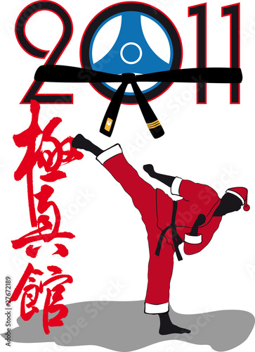 Karate kyokushin kan - Martial art in New Year