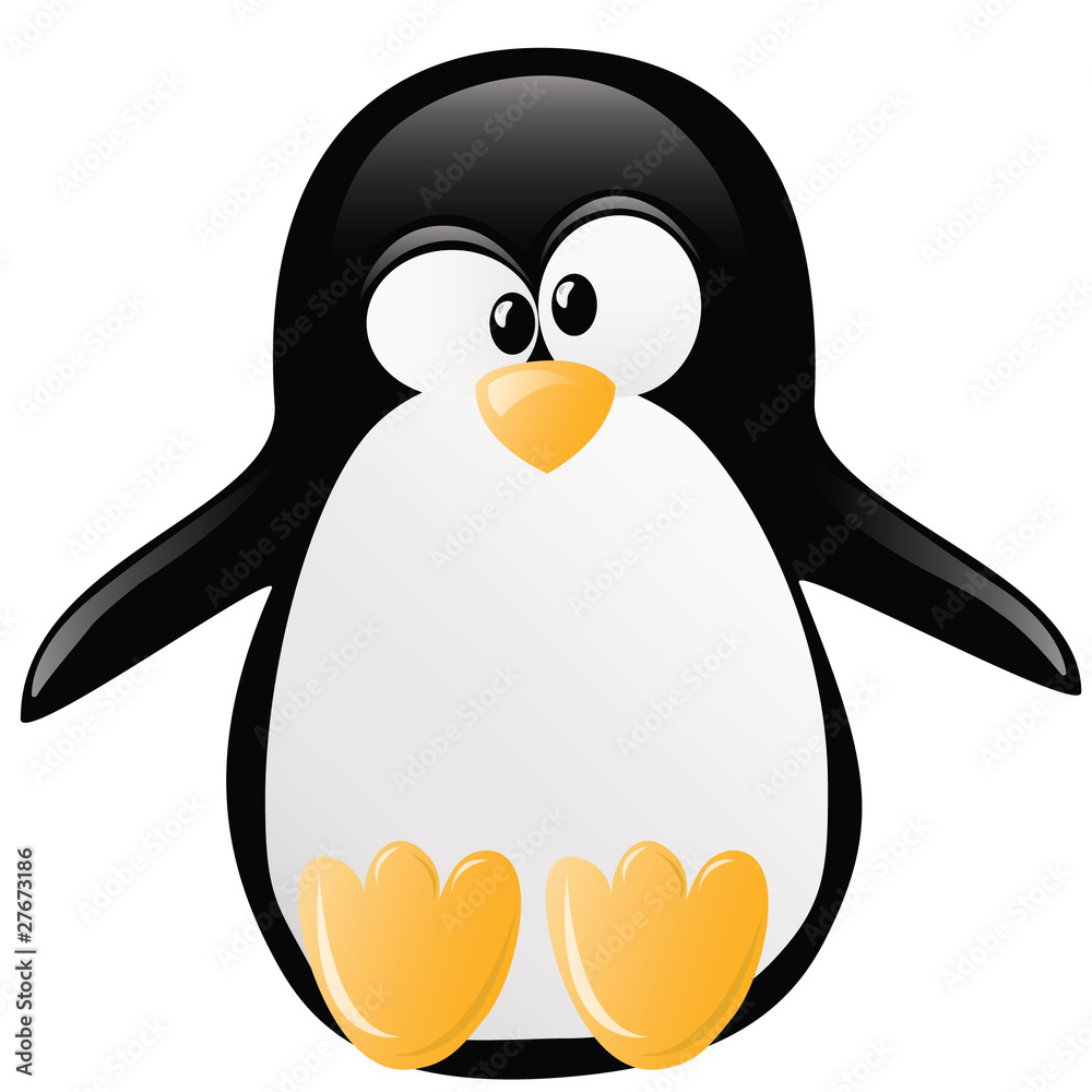 Obraz premium Funny Penguin illustration