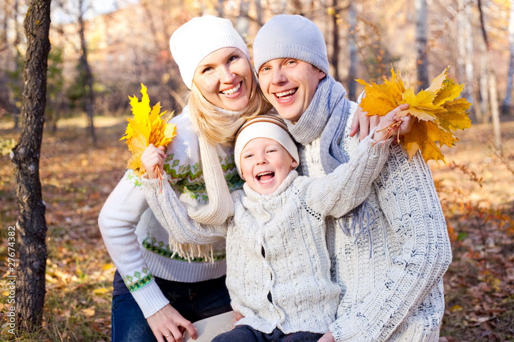 Obraz premium happy family