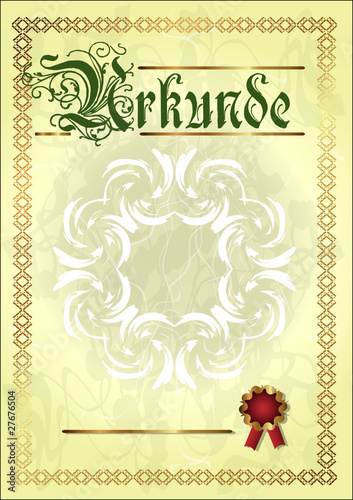 Siegerurkunde 2