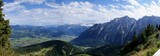 Panorama Salzburger Land von Bayern aus
