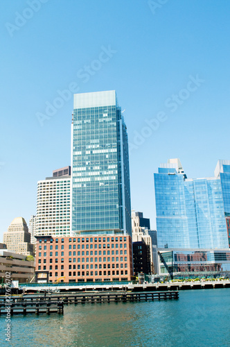 Boston city - 7 Sep - panorama with skyscrapers © Elnur