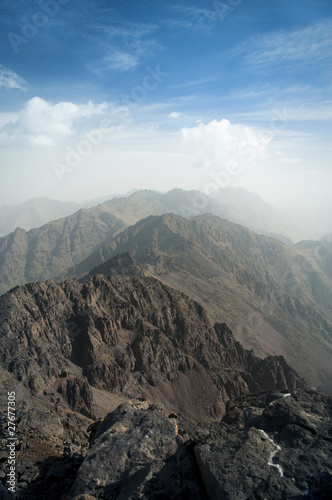 Auf dem Gipfel des Djebel Toubkal, Marokko