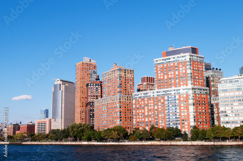 New York city - 4 Sep - panorama with skyscrapers