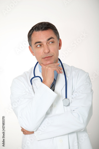 Closeup of doctor