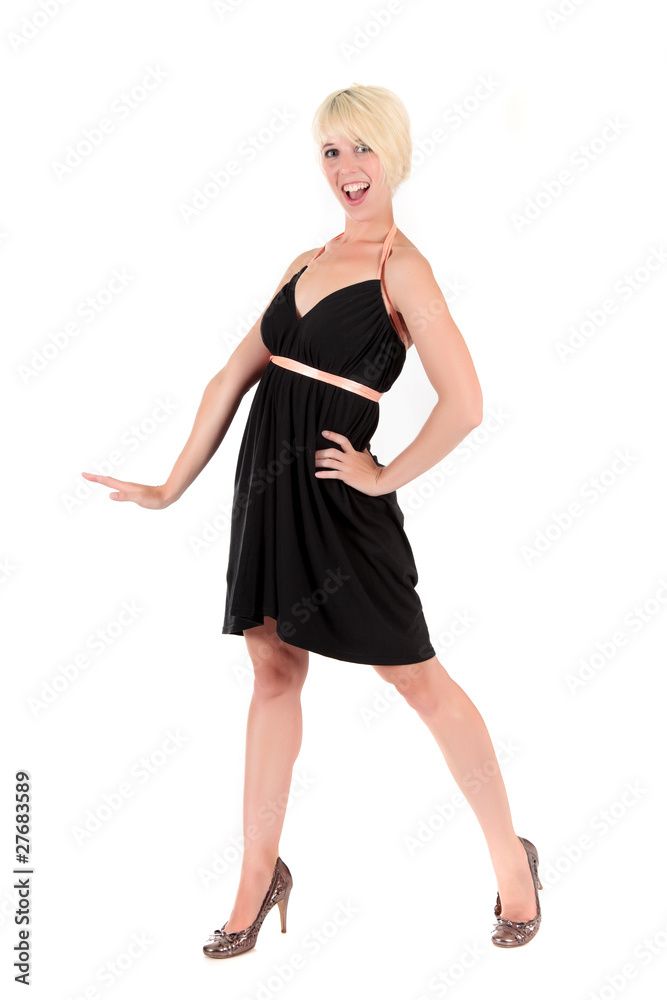 Attractive blond young woman Attractive blond young woman