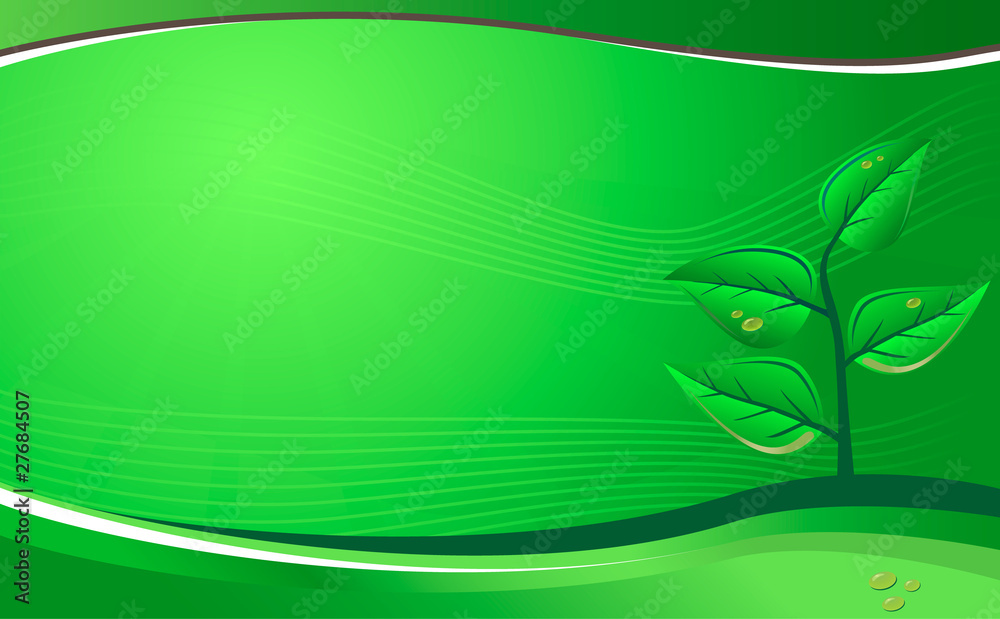 green eco background Stock Vector | Adobe Stock