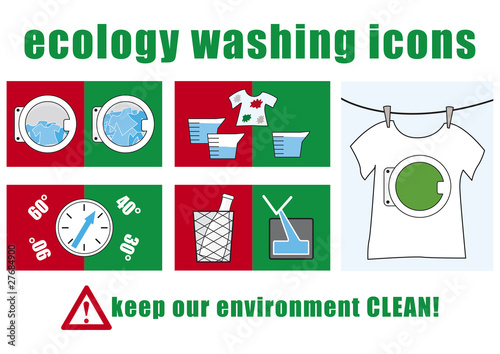 icone lavaggio ecologico