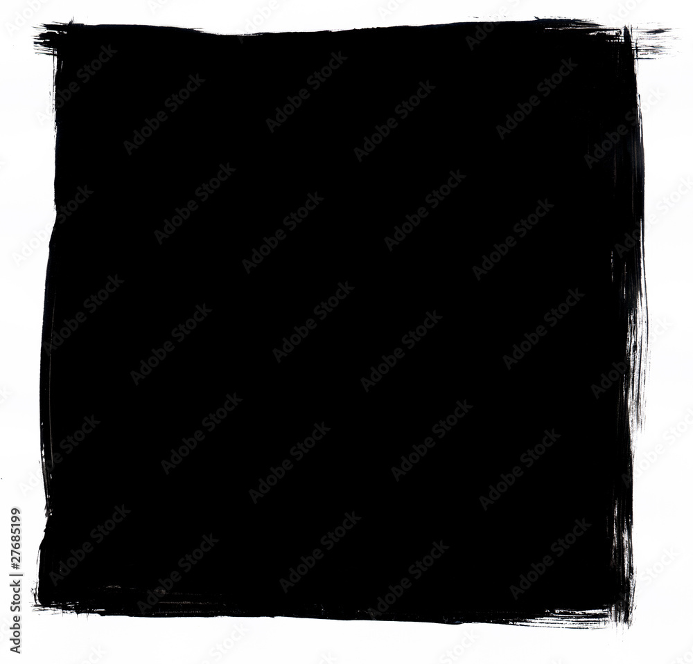 Grunge black and white squared frame