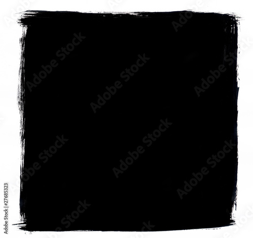 Squared Grunge black and white frame