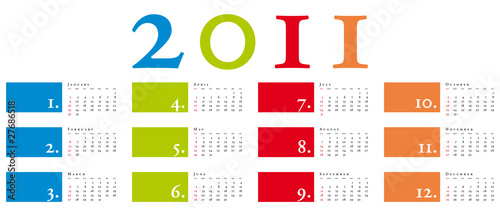Elegant Calendar 2011