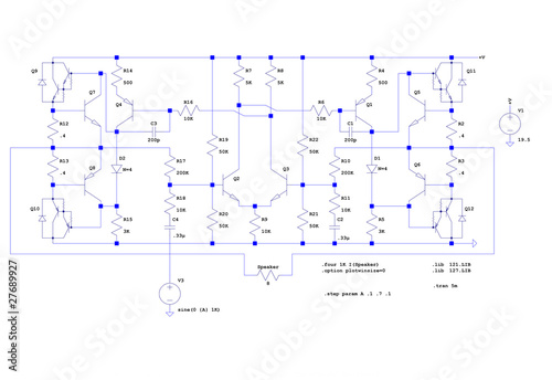 Electrical schematic diagram photo
