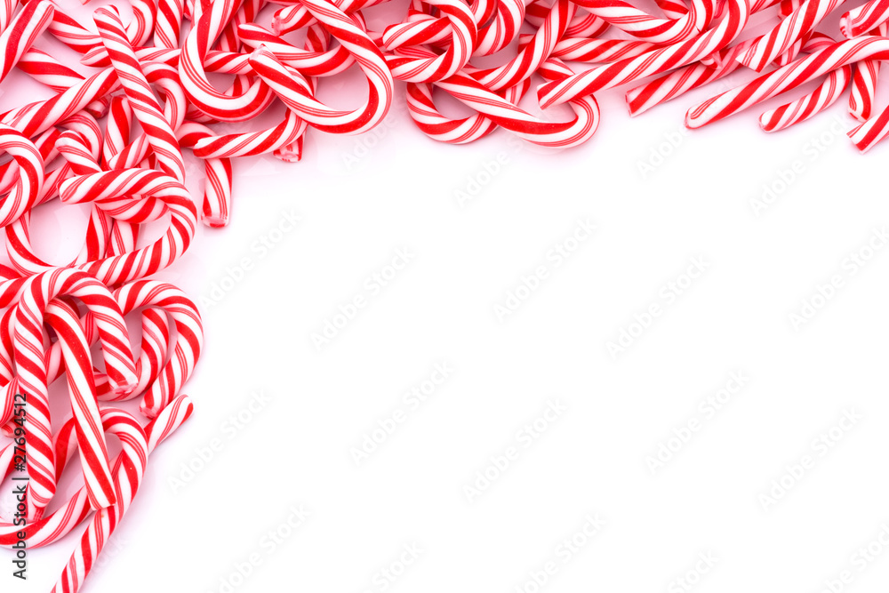 Candy Cane Border Stock Photo Adobe Stock