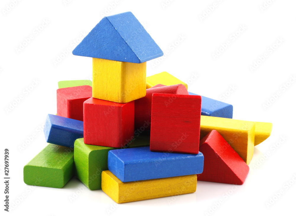 Wooden building blocks Wooden building blocks