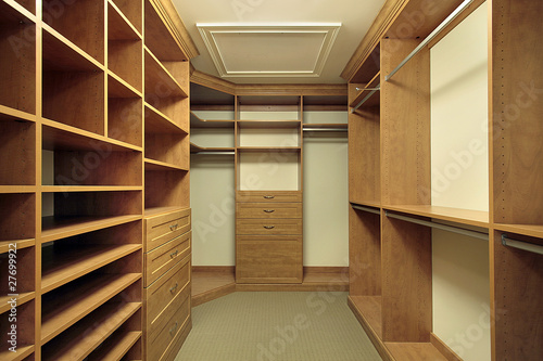 Master bedroom closet