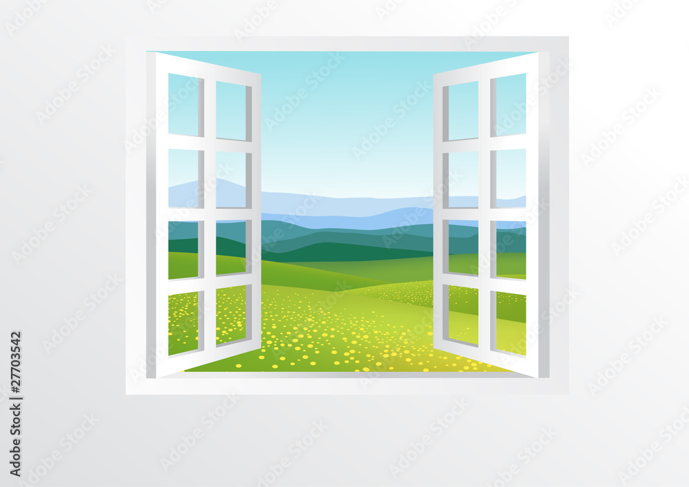 open windows