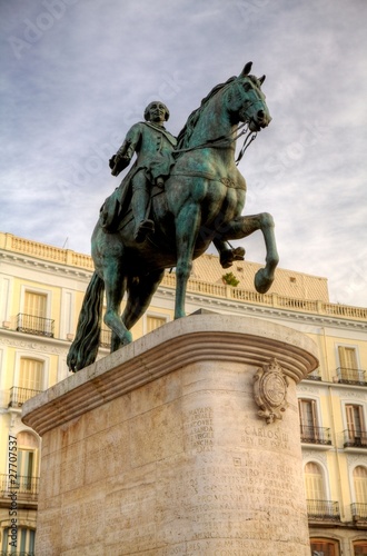 Carlos III - Monument am Platz Puerta del Sol