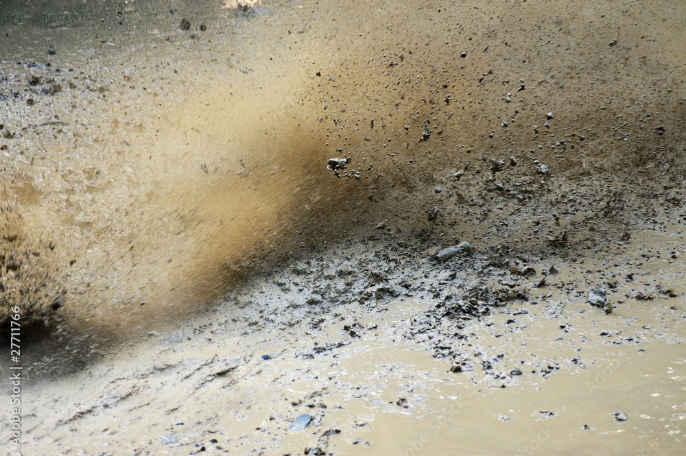 Mud splash Mud splash