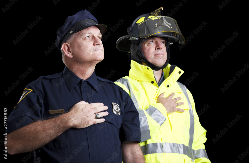 Fototapeta premium Heroes Pledge of Allegiance