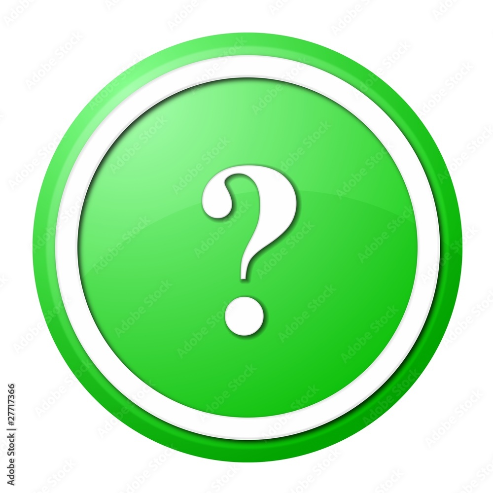 green question mark round button green question mark round button