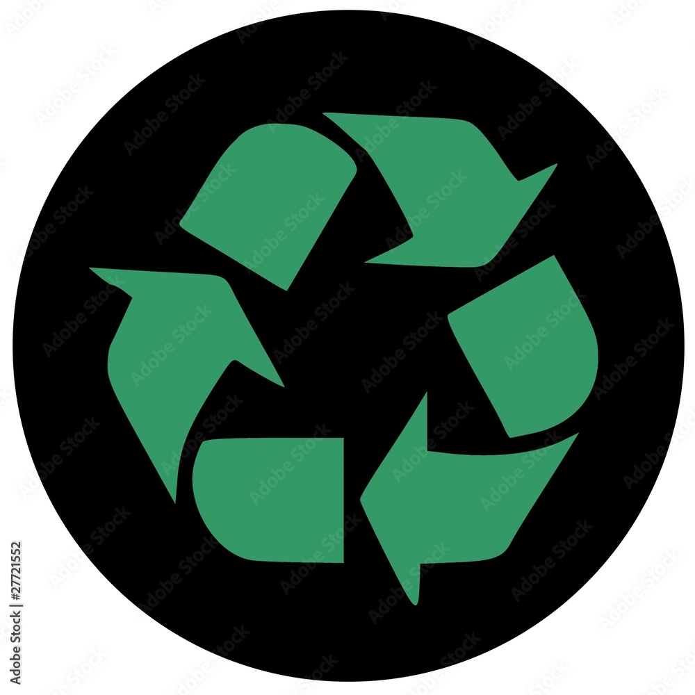 Obraz premium Symbole du recyclage