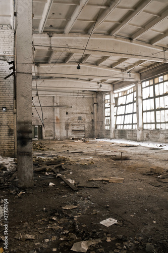 Abandoned Industrial interior