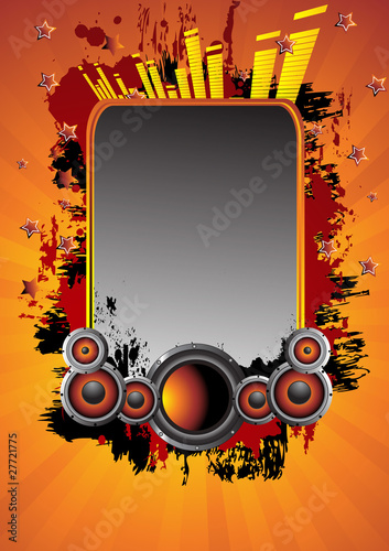 Abstract music background