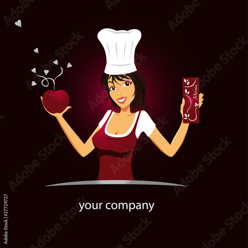 logo entreprise, chef cuisinier