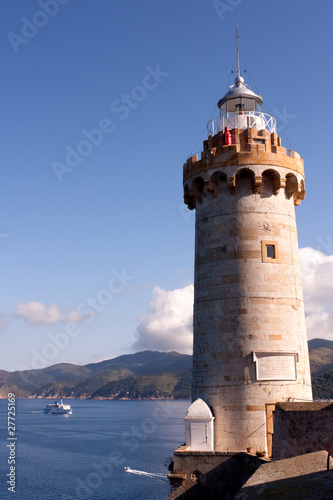 Old Lighthouse At Portoferraio, Elba Island