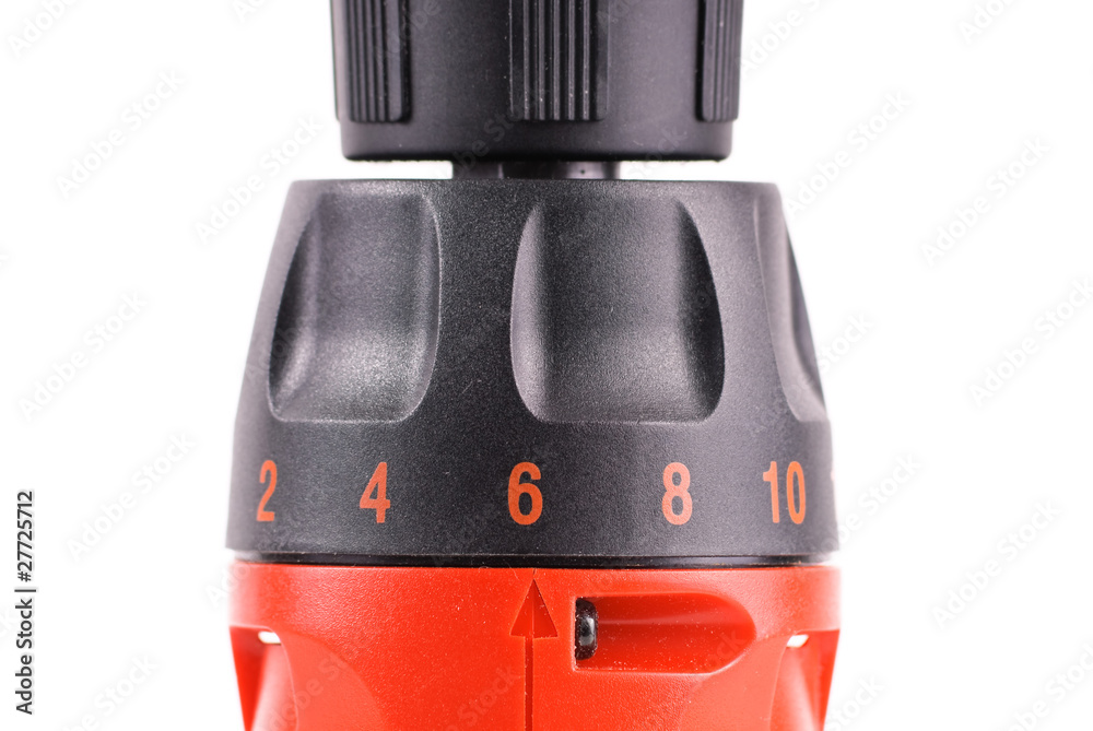 Naklejka premium Power Drill Speed Settings