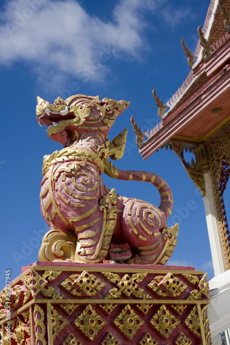 Dragon statue at a temple in Hua Hin  Thailand