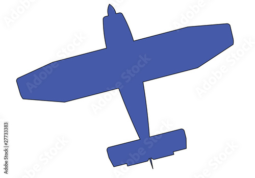 avion - DR400 - bleu