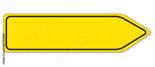 Schild (29) Umleitungswegweiser