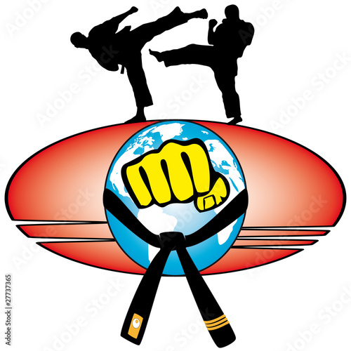 MARTIAL ARTS SIMBOL,LOGO.Vector