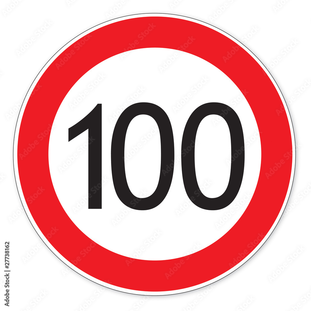 Schild (41) Zulässige Höchstgeschwindigkeit