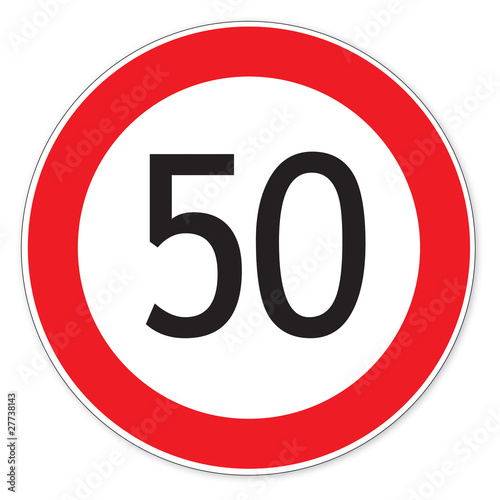 Schild (36) Zulässige Höchstgeschwindigkeit