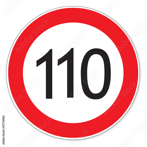 Schild (42) Zulässige Höchstgeschwindigkeit