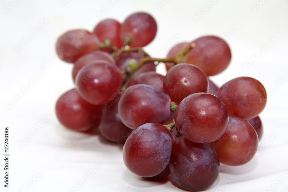 grapes isolated on a white background