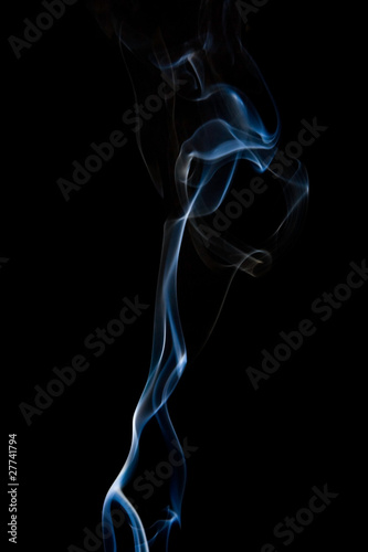 Fototapeta Naklejka Na Ścianę i Meble -  wisp of smoke on black