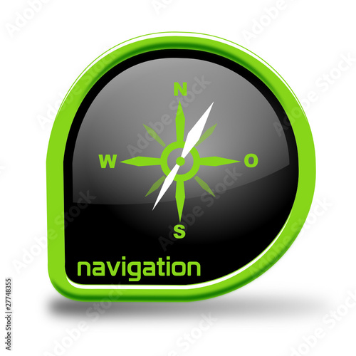 Button Navigation grün Kreiseck