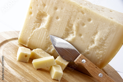 Obraz na plátne Italian cheese - grana padano